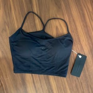 ALPHALETE ULTRA CAMISOLE SOFT TANK with tag- black size small